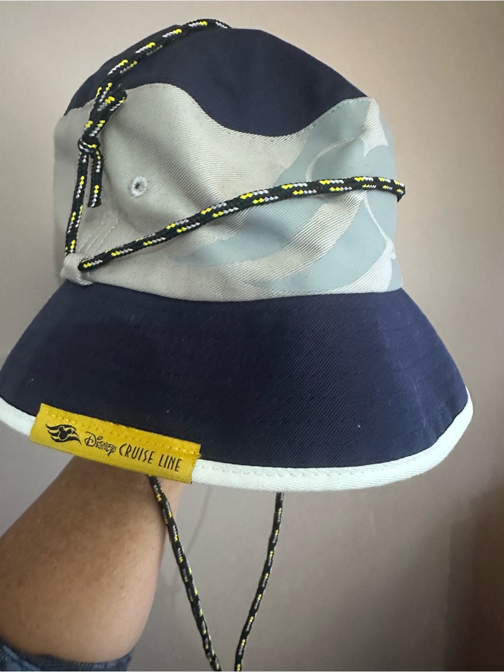 Disney Cruise Line Two-Tone Bucket Hat in Navy & Light Gray NWT - Picture 10 of 10